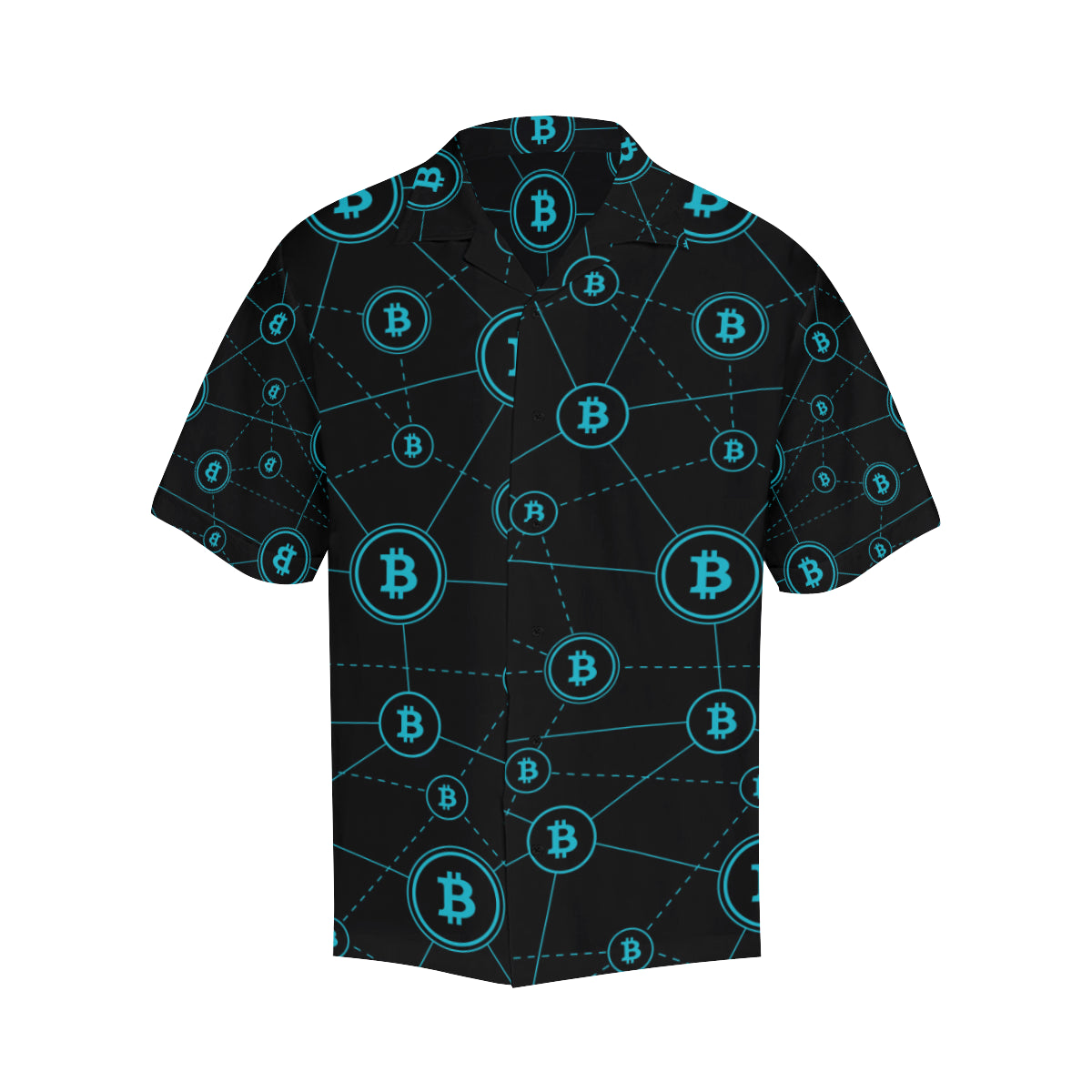 Cryptocurrency Pattern Print Design 01 Men's Hawaiian Shirt