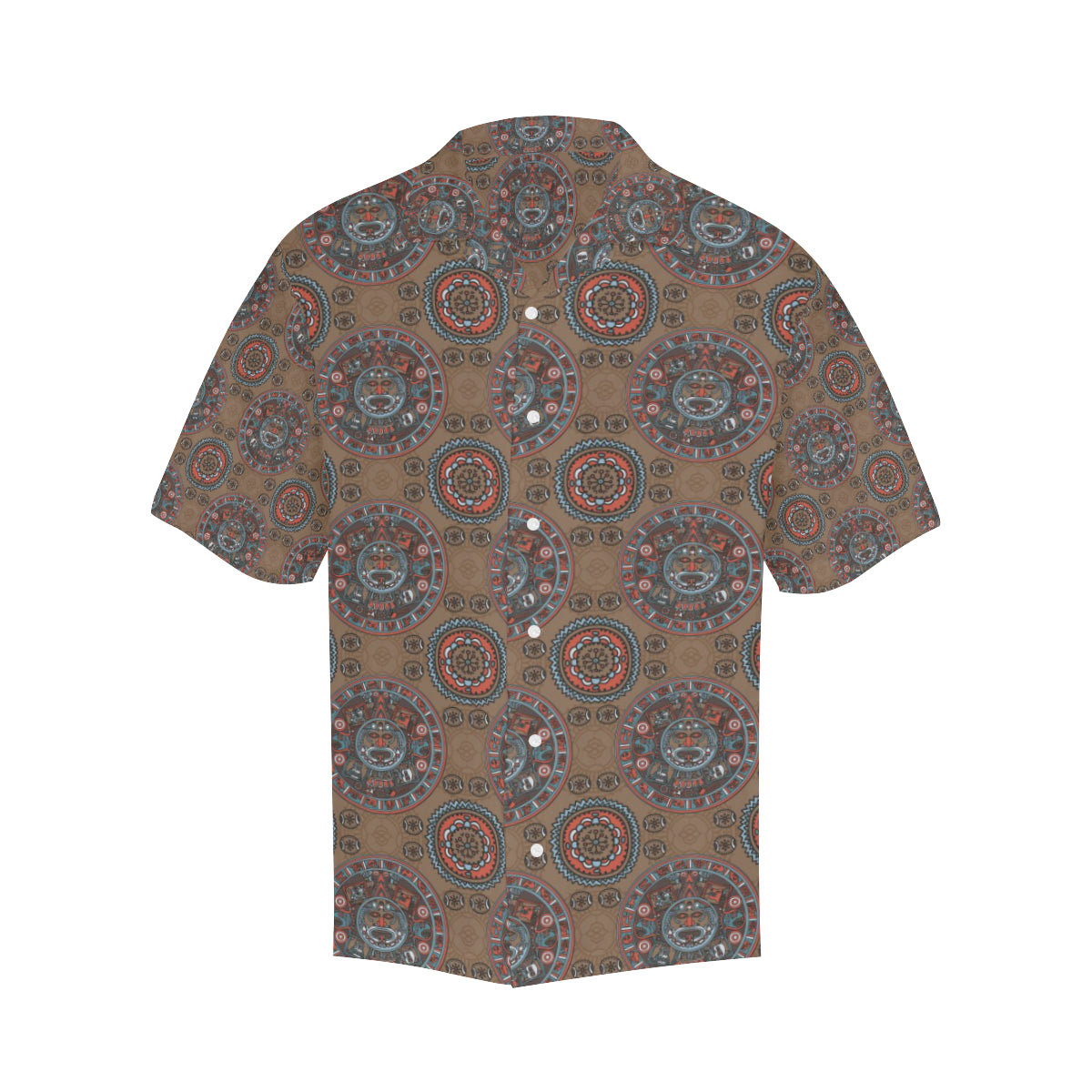 Calendar Aztec Pattern Print Design 03 Men's Hawaiian Shirt