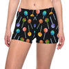 Lollipop Pattern Print Design LL04 Yoga Shorts