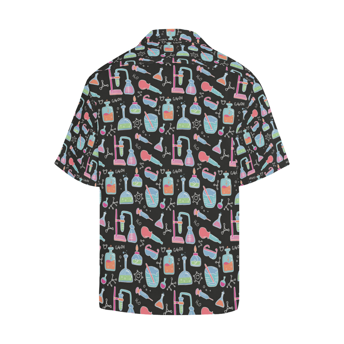 Chemical Pattern Print Design 06 Men's Hawaiian Shirt