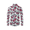 Pomegranate Pattern Print Design PG01 Men's Long Sleeve Shirt
