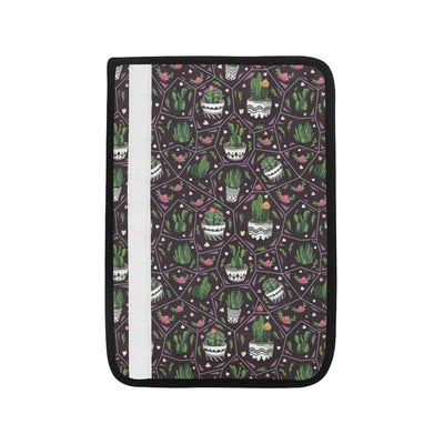 Cactus Pattern Print Design 03 Car Seat Belt Cover