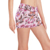 Summer Floral Pattern Print Design SF09 Yoga Shorts