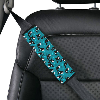 Whale Sea Design Themed Print Car Seat Belt Cover