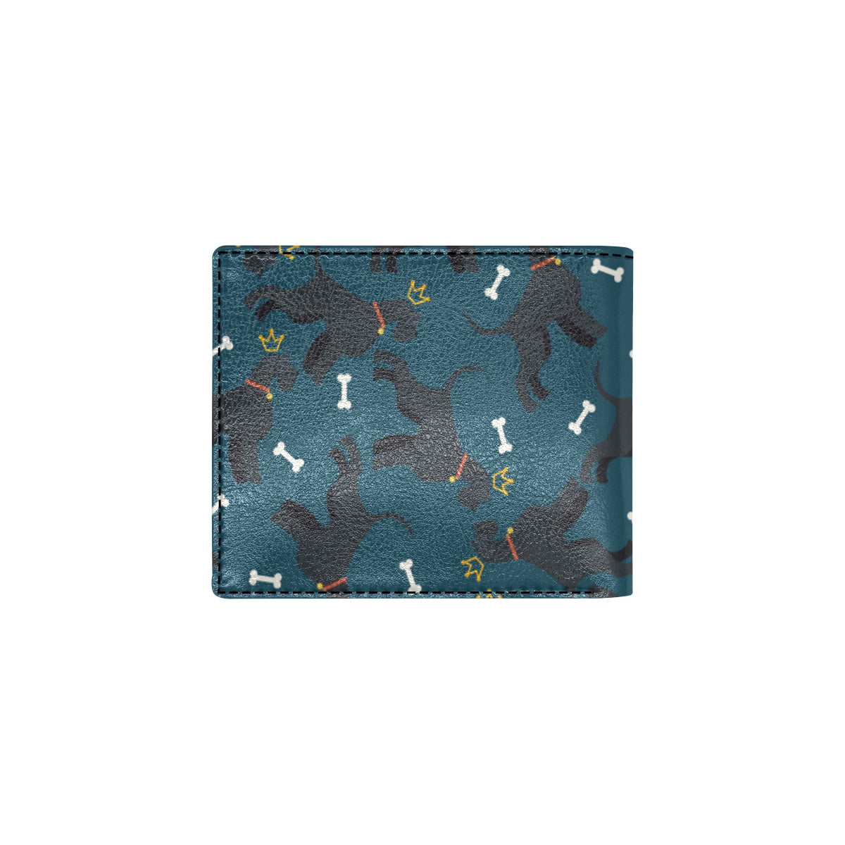 Schnauzers Pattern Print Design A04 Men's ID Card Wallet