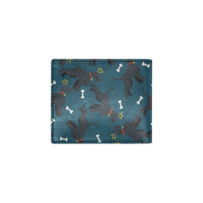 Schnauzers Pattern Print Design A04 Men's ID Card Wallet