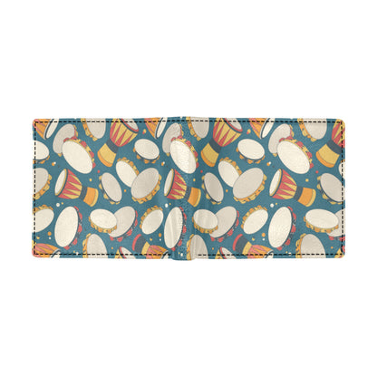 Tambourine Pattern Print Design 01 Men's ID Card Wallet