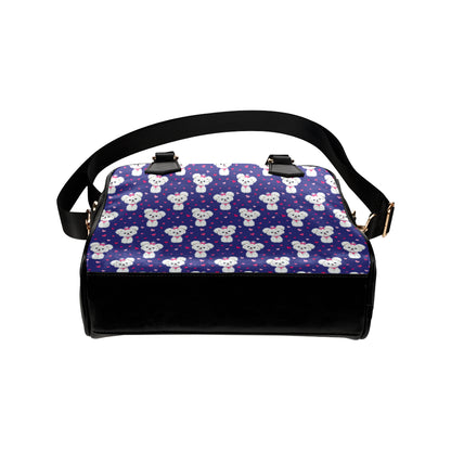 Maltese Pattern Print Design 02 Shoulder Handbag