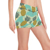 Pineapple Pattern Print Design PP03 Yoga Shorts