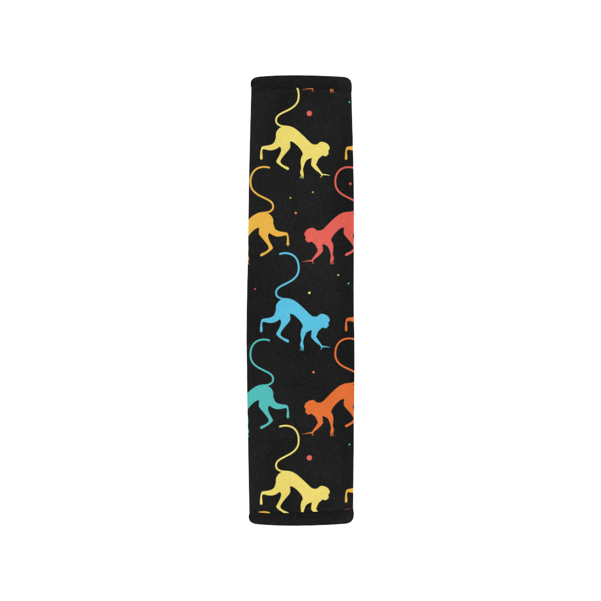 Monkey Pattern Print Design 01 Car Seat Belt Cover