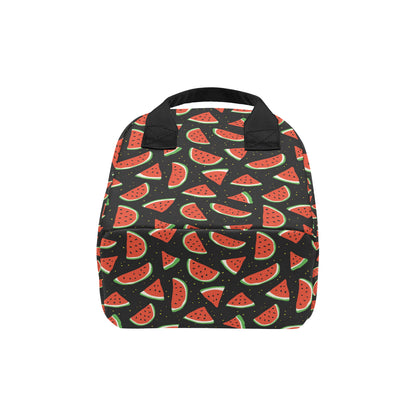 Watermelon Pattern Print Design WM09 Insulated Lunch Bag