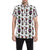 Alien Pattern Print Design 06 Men's Short Sleeve Button Up Shirt