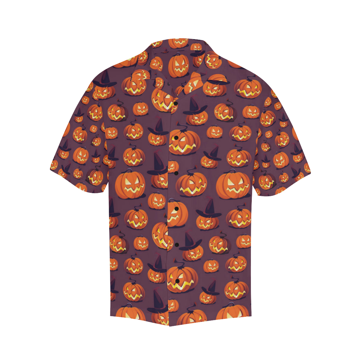 Halloween Pumpkin Pattern Print Design 03 Men's Hawaiian Shirt