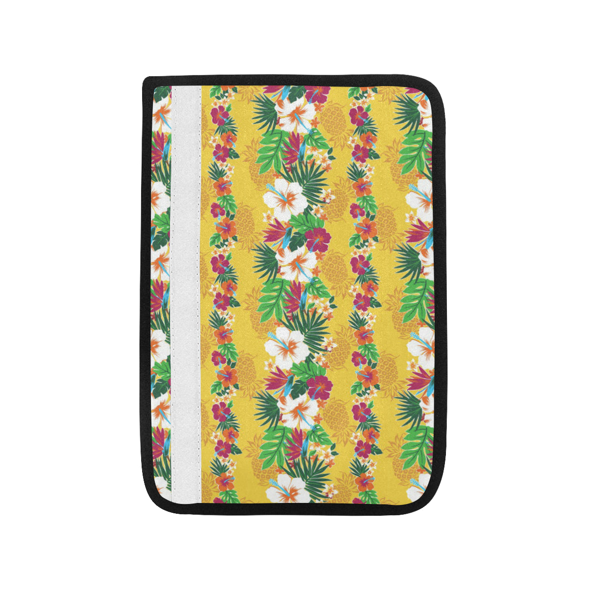 Hawaiian Themed Pattern Print Design H09 Car Seat Belt Cover