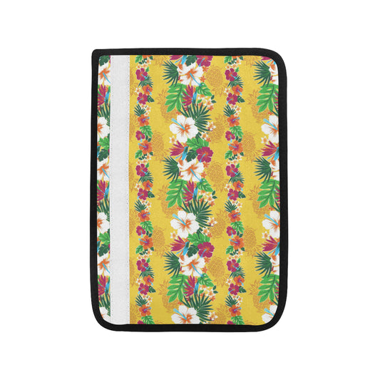 Hawaiian Themed Pattern Print Design H09 Car Seat Belt Cover