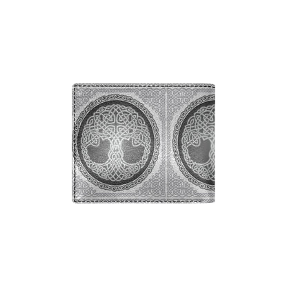 Celtic Tree of life Print Men's ID Card Wallet