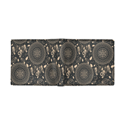 Dream Catcher Mandala Boho Moon Men's ID Card Wallet