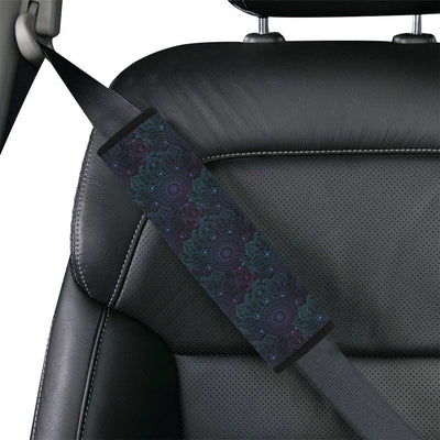 Boho Floral Mandala Car Seat Belt Cover