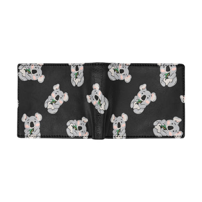 Koala Pattern Print Design 05 Men's ID Card Wallet