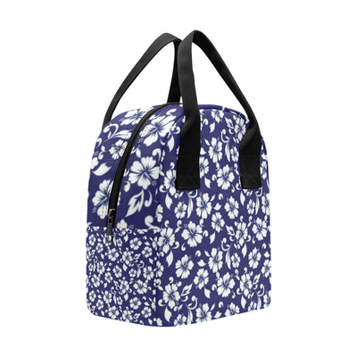 Hibiscus Pattern Print Design HB010 Insulated Lunch Bag