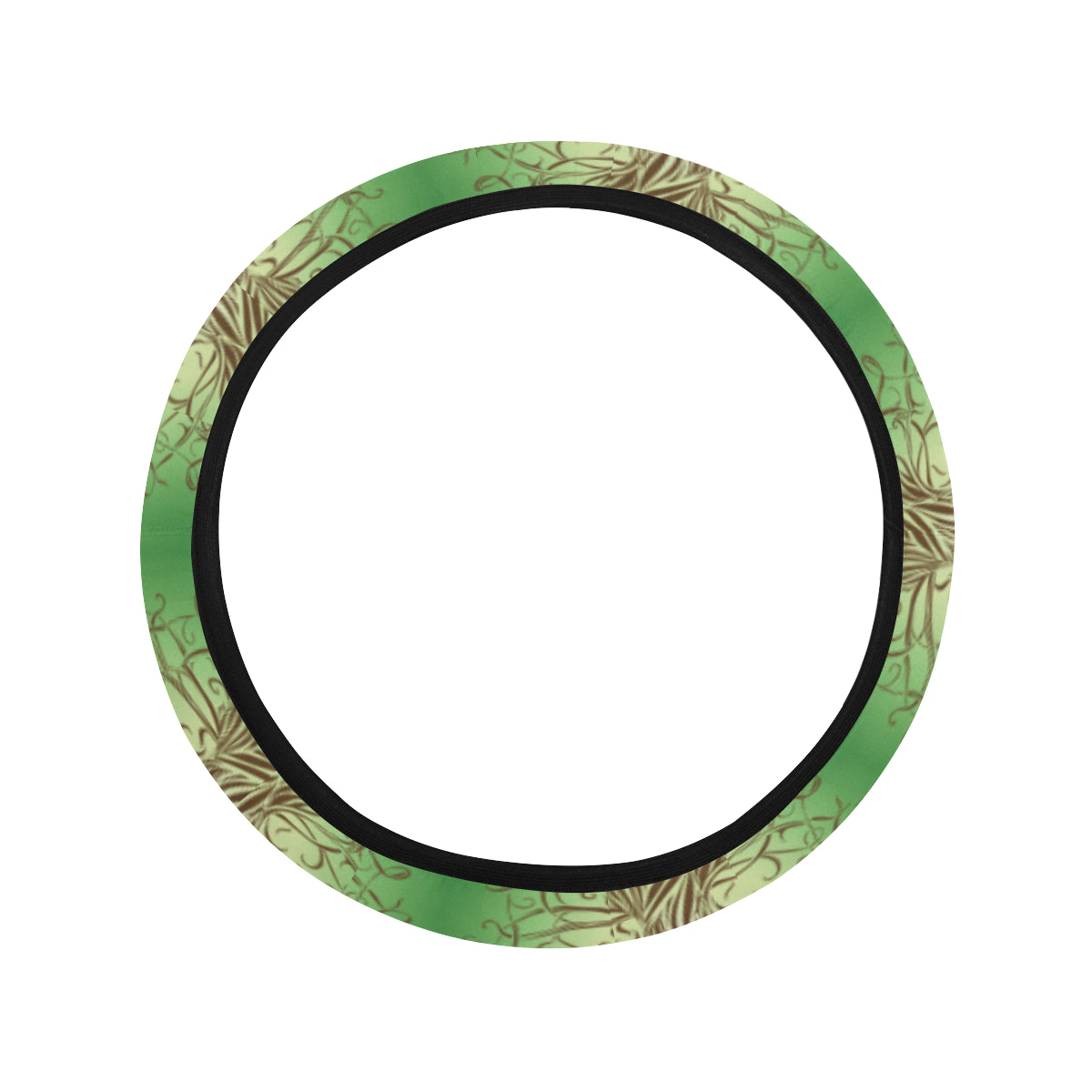 Celtic Pattern Print Design 05 Steering Wheel Cover with Elastic Edge