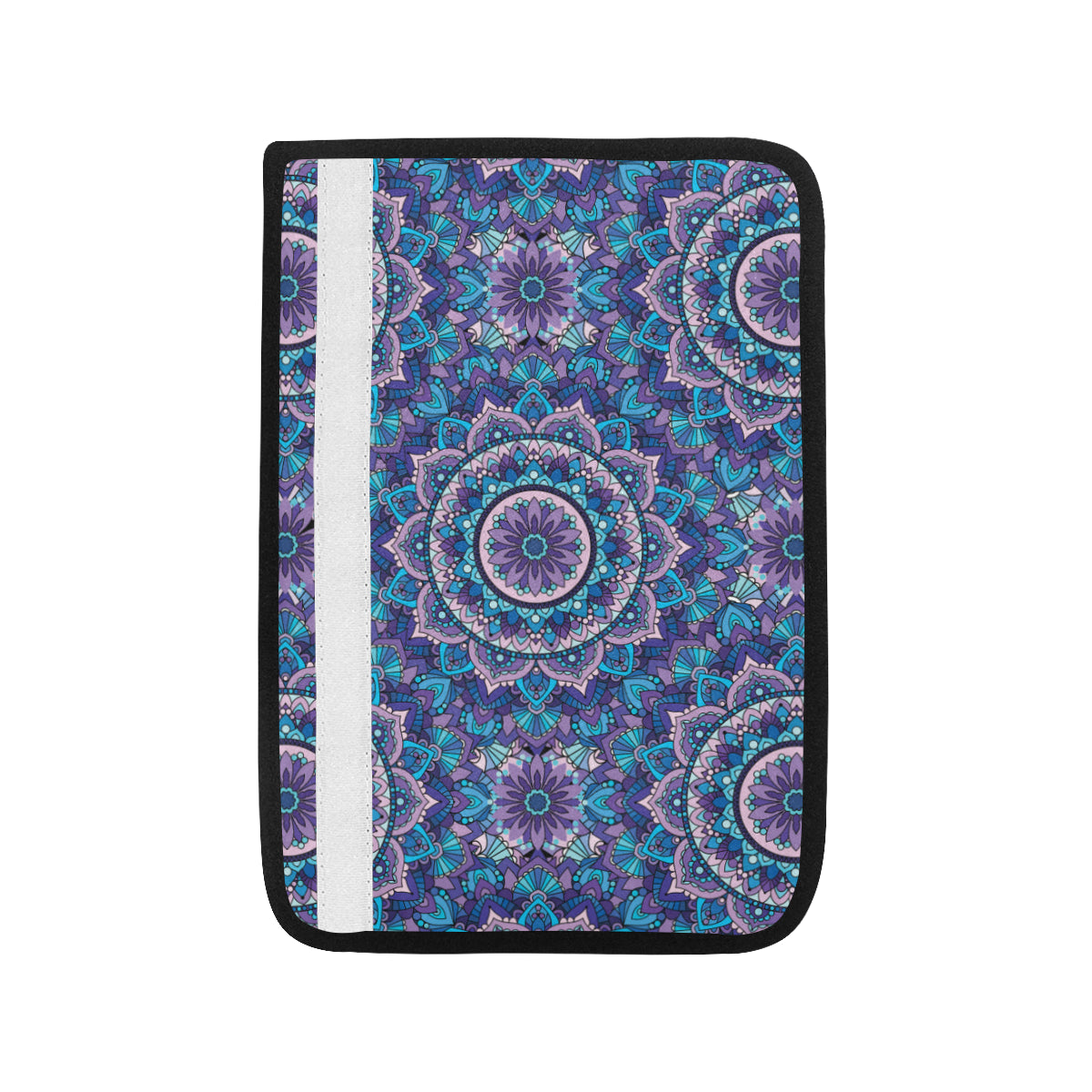 Mandala Pattern Print Design 04 Car Seat Belt Cover