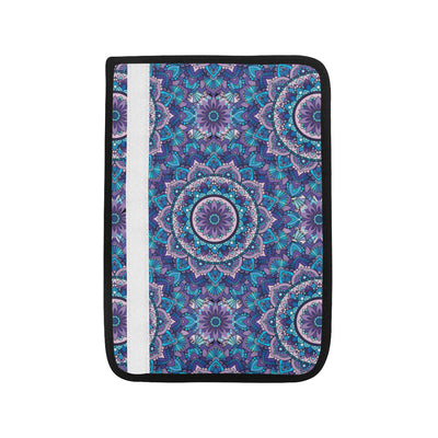 Mandala Pattern Print Design 04 Car Seat Belt Cover