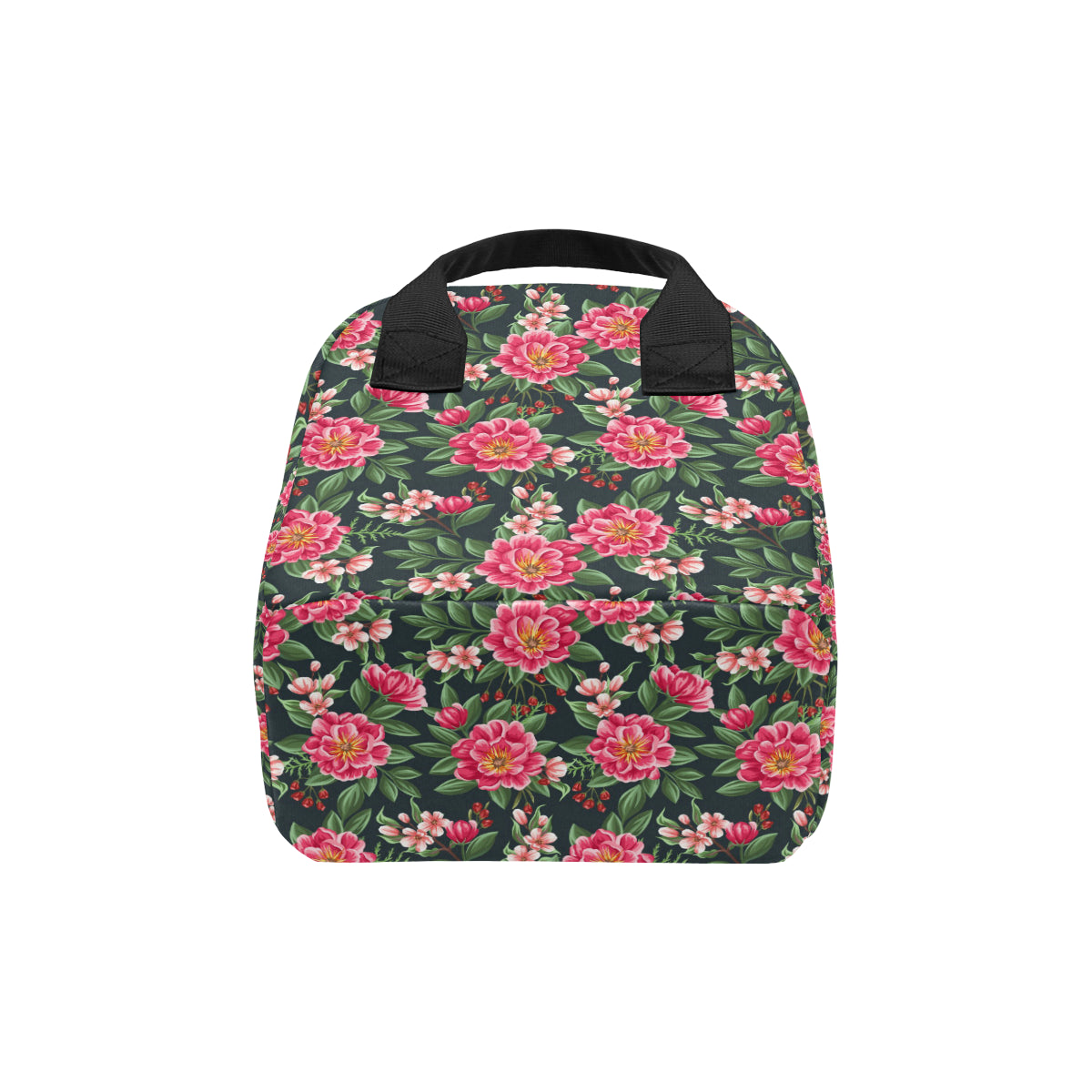 Summer Floral Pattern Print Design SF06 Insulated Lunch Bag