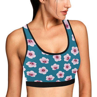 Cherry Blossom Pattern Print Design CB08 Sports Bra