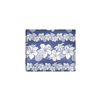 Hawaiian Themed Pattern Print Design H07 Men's ID Card Wallet