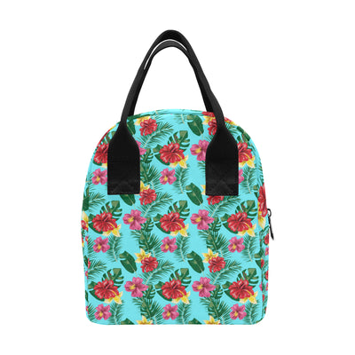 Hibiscus Hawaiian Flower Insulated Lunch Bag