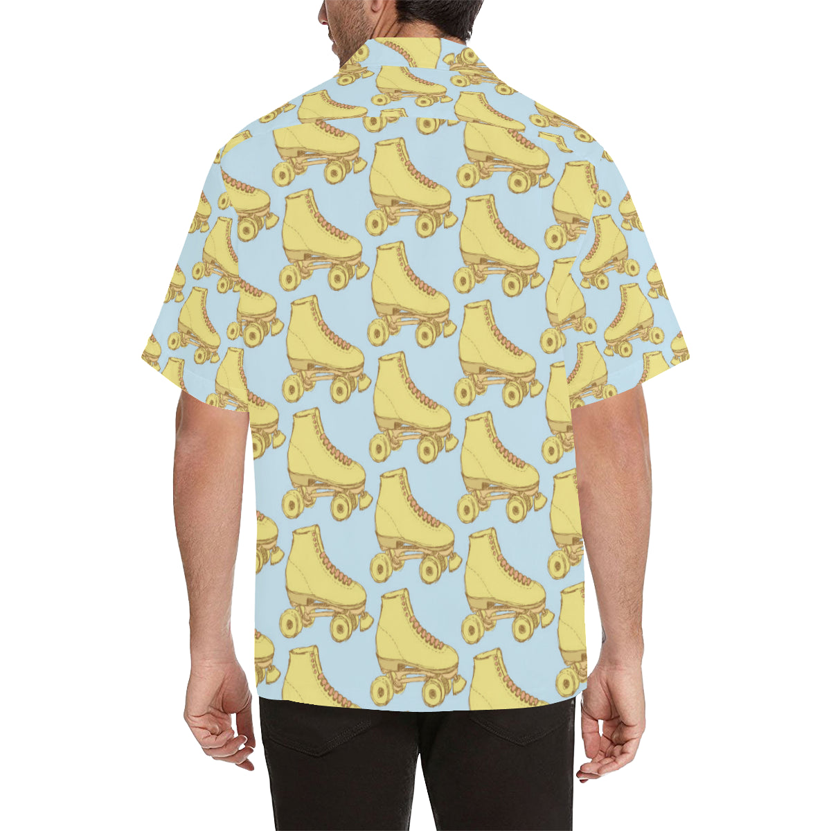Roller skate Pattern Print Design A03 Men's Hawaiian Shirt
