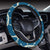 Anchor Pattern Print Design 01 Steering Wheel Cover with Elastic Edge