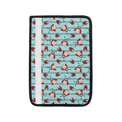 Ladybug Happy Print Pattern Car Seat Belt Cover
