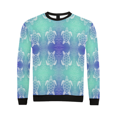 Sea Turtle Draw Men Long Sleeve Sweatshirt