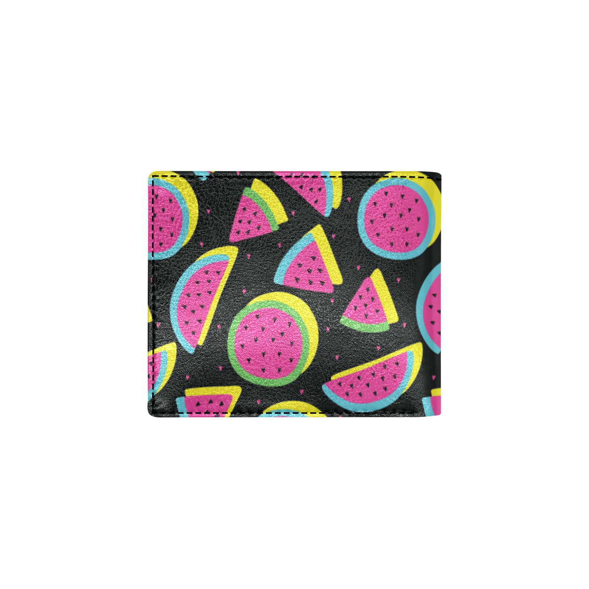 Watermelon Pattern Print Design WM07 Men's ID Card Wallet