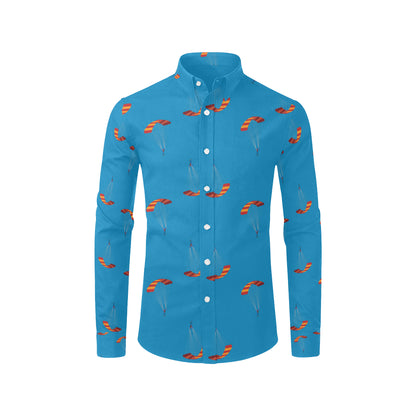 Paratrooper Pattern Print Design A01 Men's Long Sleeve Shirt