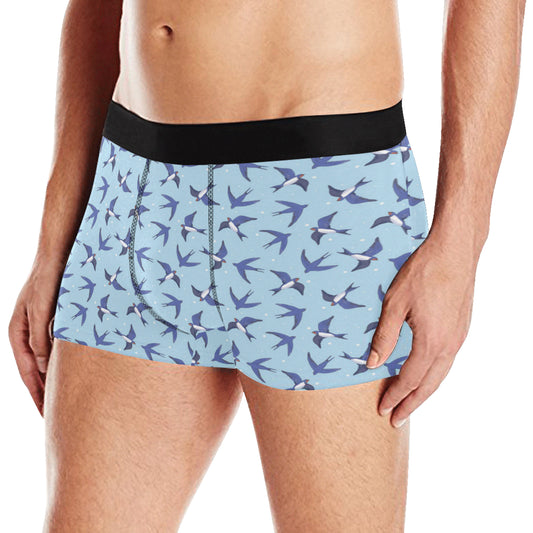 Swallow Bird Pattern Print Design 06 Men's Boxer Briefs