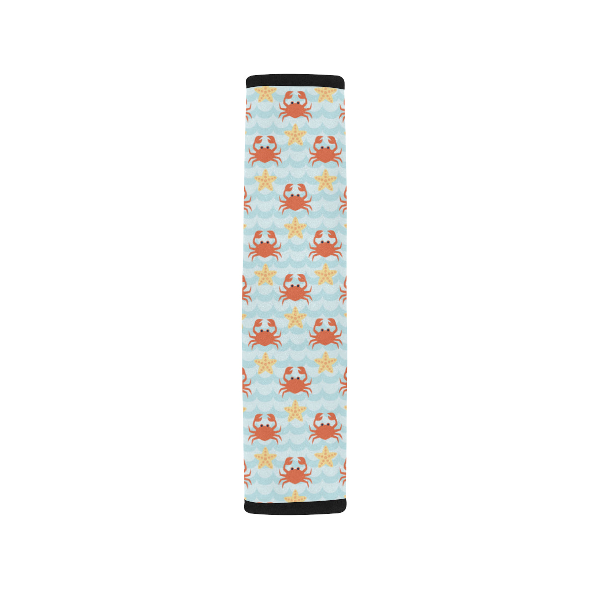 Crab Pattern Print Design 03 Car Seat Belt Cover
