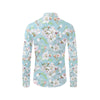 Apple blossom Pattern Print Design AB06 Men's Long Sleeve Shirt