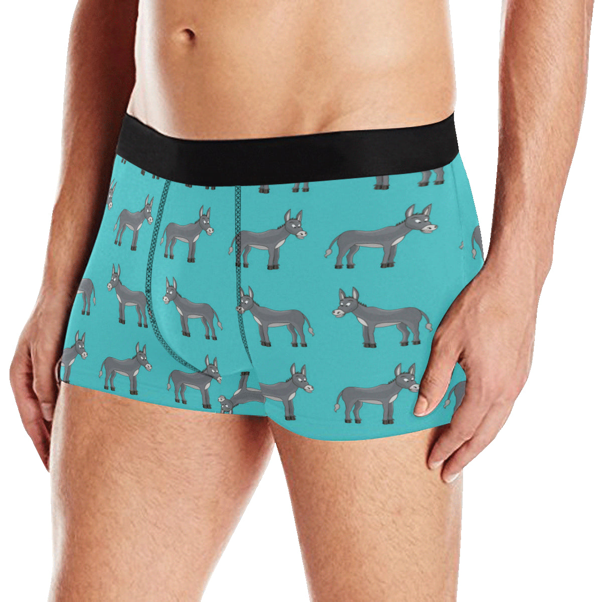 Donkey Pattern Print Design 01 Men's Boxer Briefs