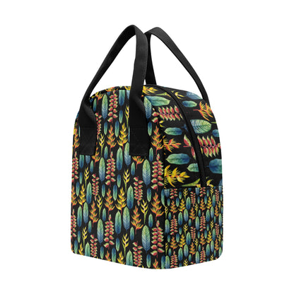 Heliconia Pattern Print Design HL03 Insulated Lunch Bag