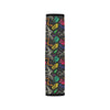 Dinosaur Skull Color Print Pattern Car Seat Belt Cover