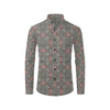 Calendar Aztec Style Print Pattern Men's Long Sleeve Shirt