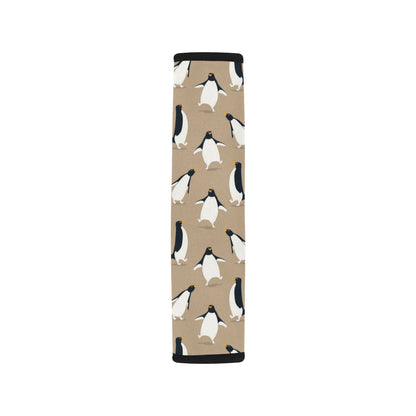 Penguin Pattern Print Design A01 Car Seat Belt Cover