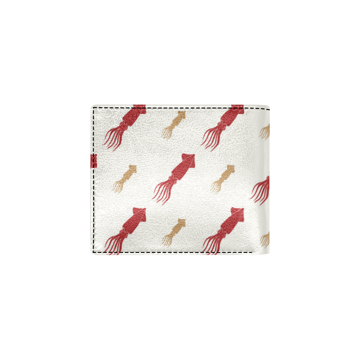 Giant Squid Pattern Print Design 01 Men's ID Card Wallet