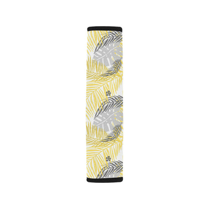Palm Leaves Pattern Print Design PL012 Car Seat Belt Cover