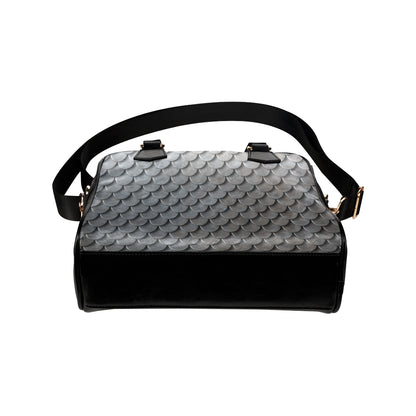 Armor Scales Pattern Print Design 03 Shoulder Handbag
