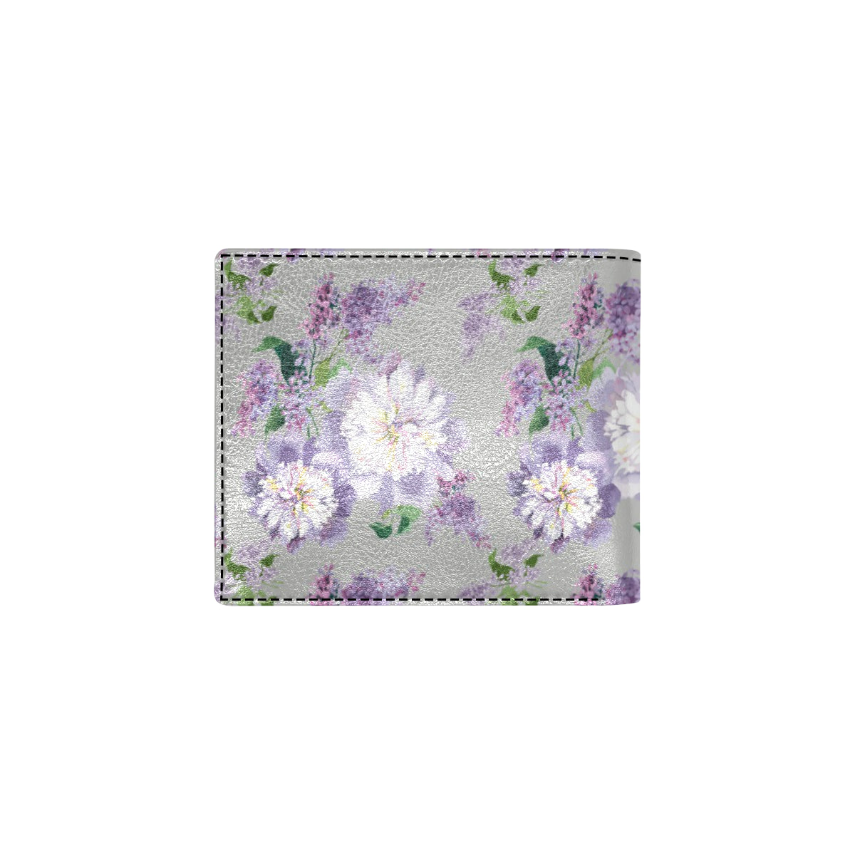 Lilac Pattern Print Design LI07 Men's ID Card Wallet