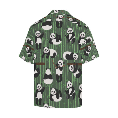 Panda Pattern Print Design A04 Men's Hawaiian Shirt